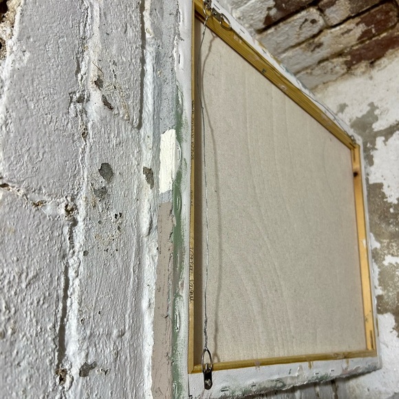 Concrete Geometric Painting on Canvas by Molly Dexter, Seneca Avenue Arts. - Picture 8 of 9